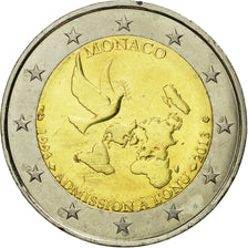 Monaco, 2 Euro, Admission à l'ONU, 2013, SPL, Bi-Metallic