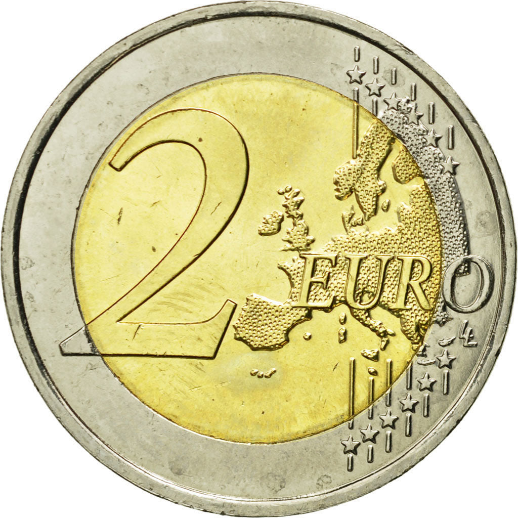 Monaco, 2 Euro, Admission à l'ONU, 2013, MS(63), Bi-Metallic