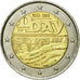 France, 2 Euro, D-Day, 2014, MS(63), Bi-Metallic