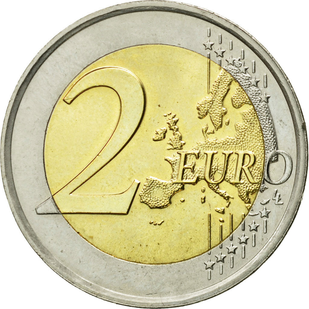 Paesi Bassi, 2 Euro, Willem-Alexander, Beatrix Prinses, 2014, SPL, Bi-metallico