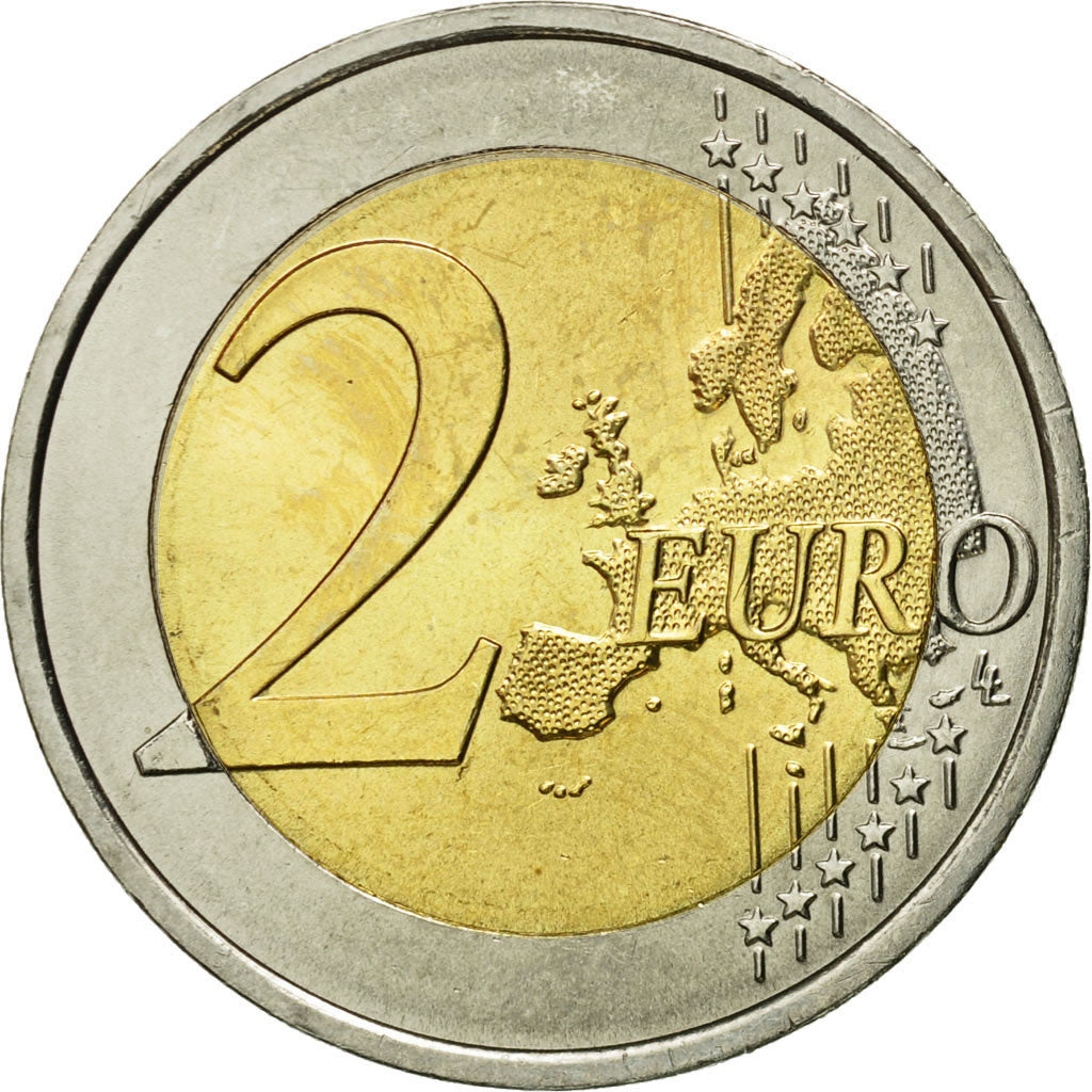 Portugal, 2 Euro, Croix Rouge, 2015, MS(63), Bi-Metallic