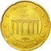 GERMANIA - REPUBBLICA FEDERALE, 20 Euro Cent, 2004, SPL, Ottone, KM:211