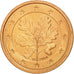GERMANY - FEDERAL REPUBLIC, 2 Euro Cent, 2004, MS(63), Copper Plated Steel
