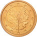 Bundesrepublik Deutschland, 2 Euro Cent, 2004, UNZ, Copper Plated Steel, KM:208