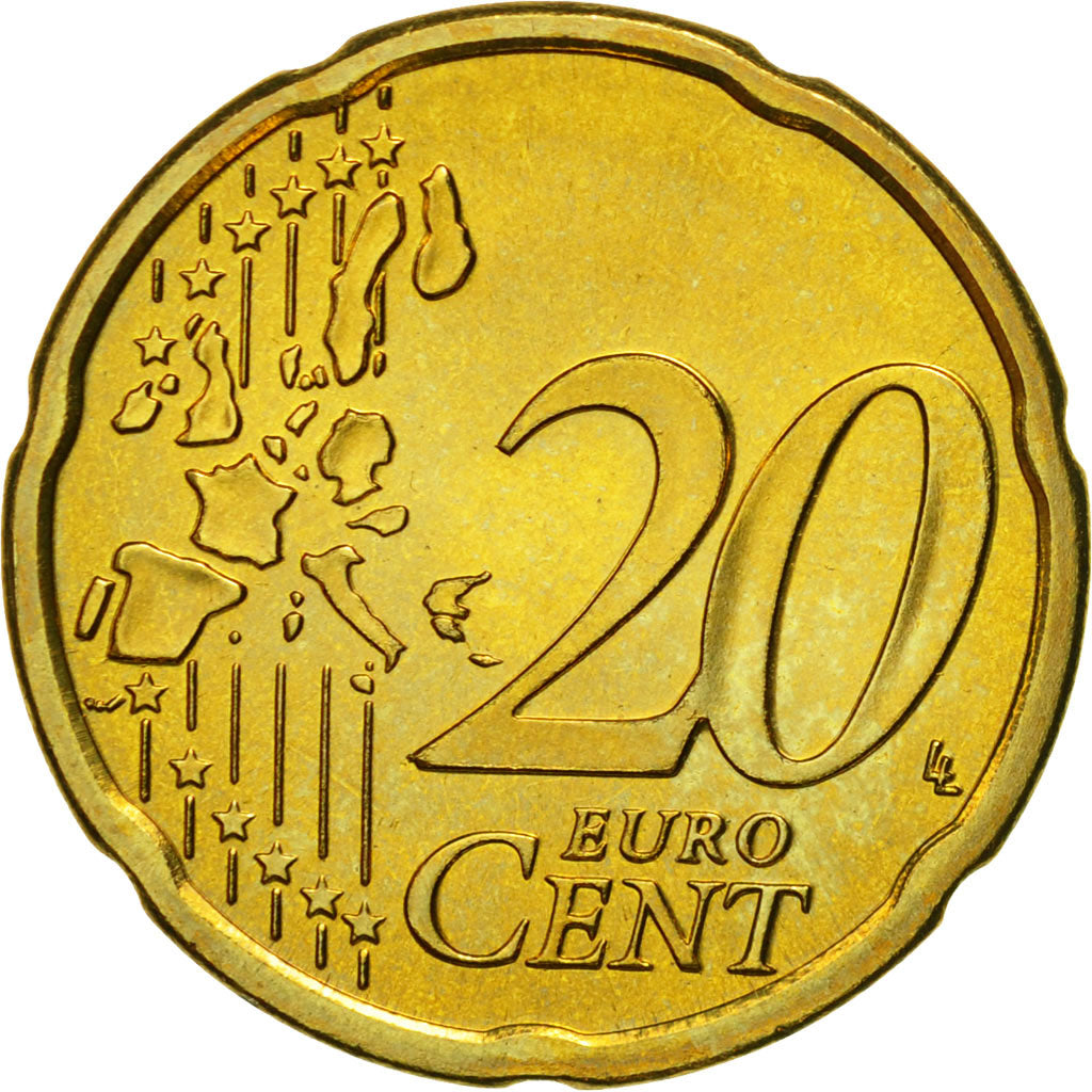 Oostenrijk, 20 Euro Cent, 2003, UNC-, Tin, KM:3086