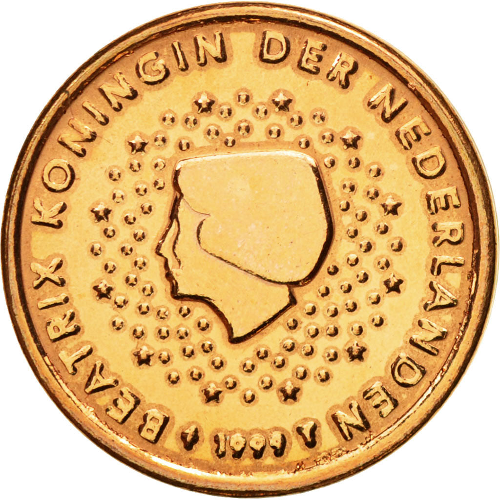 Netherlands, 2 Euro Cent, 1999, MS(63), Copper Plated Steel, KM:235