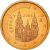 Spanien, 2 Euro Cent, 2004, UNZ, Copper Plated Steel, KM:1041