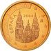 Spanje, 2 Euro Cent, 2004, UNC-, Copper Plated Steel, KM:1041