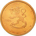 Finland, 2 Euro Cent, 2004, MS(63), Copper Plated Steel, KM:99