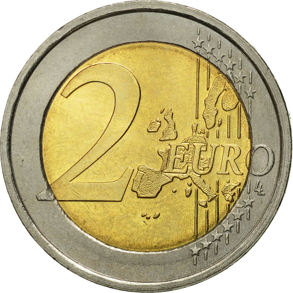Portugal, 2 Euro, 2003, MS(63), Bi-Metallic, KM:747