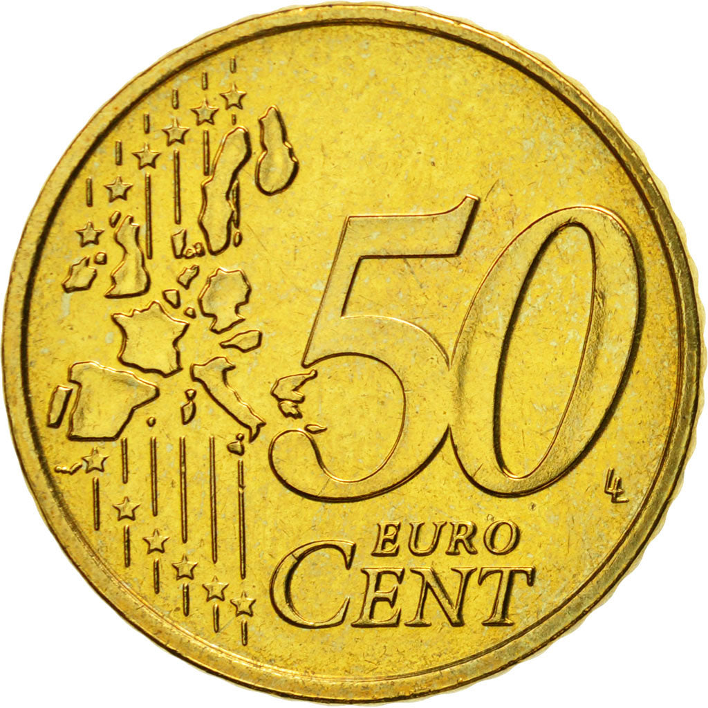 Luxemburg, 50 Euro Cent, 2003, UNC-, Tin, KM:80