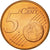 Luxemburgo, 5 Euro Cent, 2004, SC, Cobre chapado en acero, KM:77