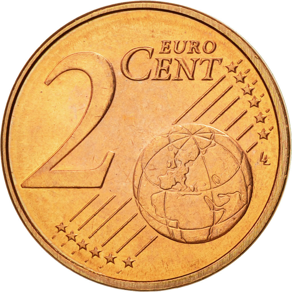 Luxembourg, 2 Euro Cent, 2004, MS(63), Copper Plated Steel, KM:76