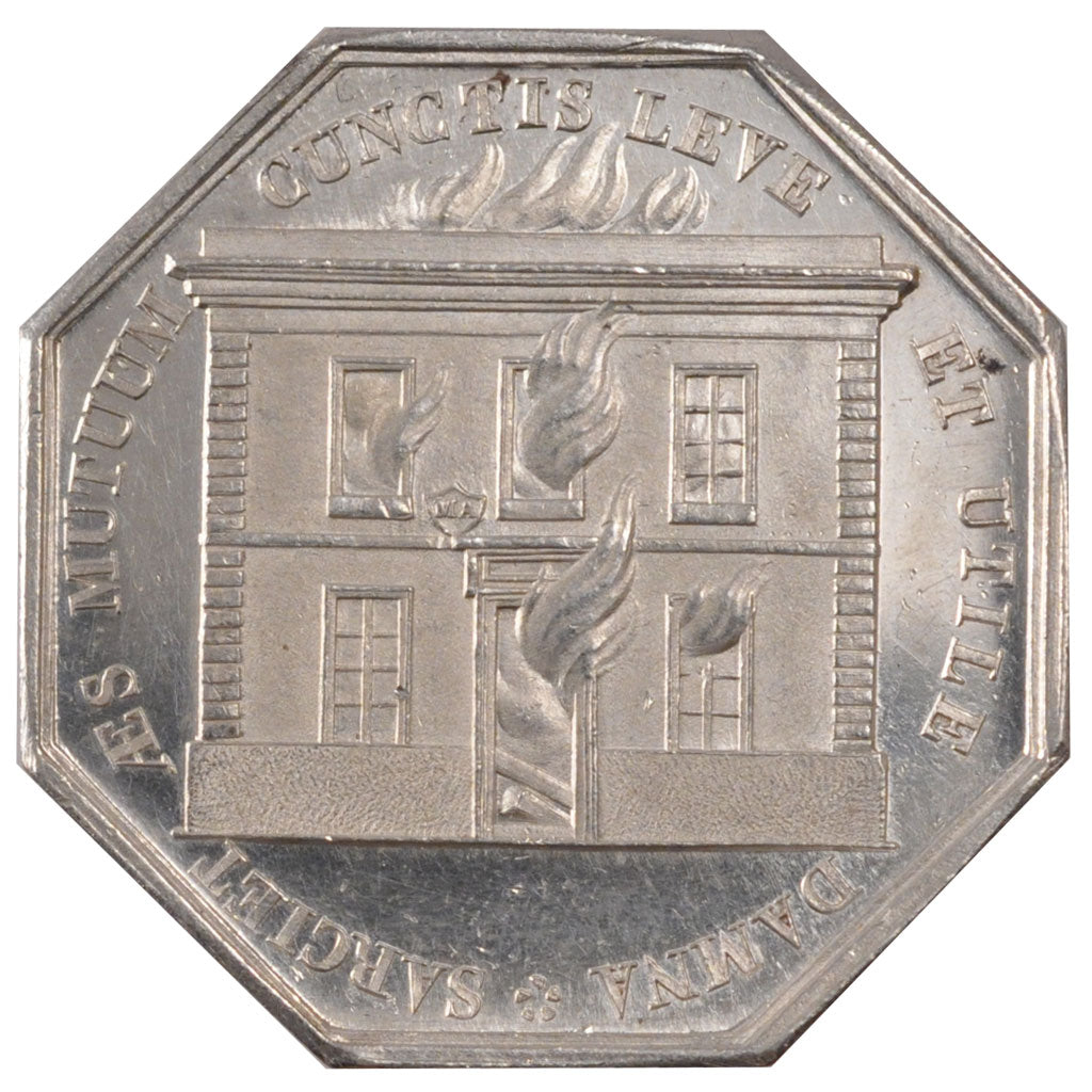 France, Insurance, Token, MS(60-62), Silver, Gailhouste #153, 15.76