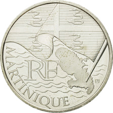 France, 10 Euro, Martinique, 2010, MS(63), Silver, KM:1662