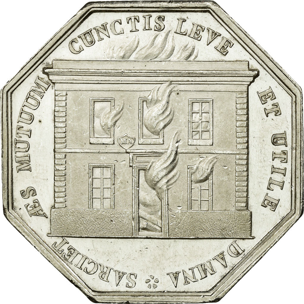 France, Token, Insurance, MS(60-62), Silver, Gailhouste:153