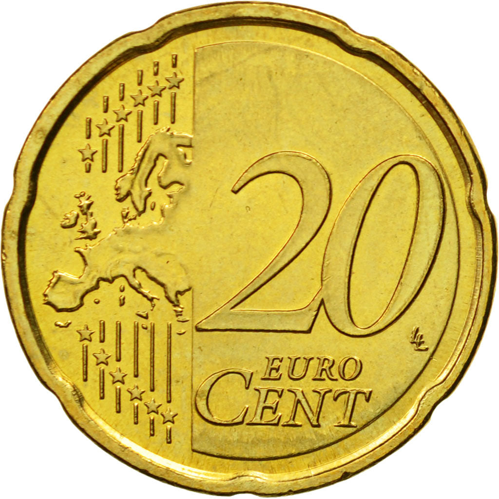 Finlandia, 20 Euro Cent, 2009, SC, Latón, KM:127