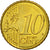 Finlandia, 10 Euro Cent, 2009, Vantaa, MS(63), Mosiądz, KM:126