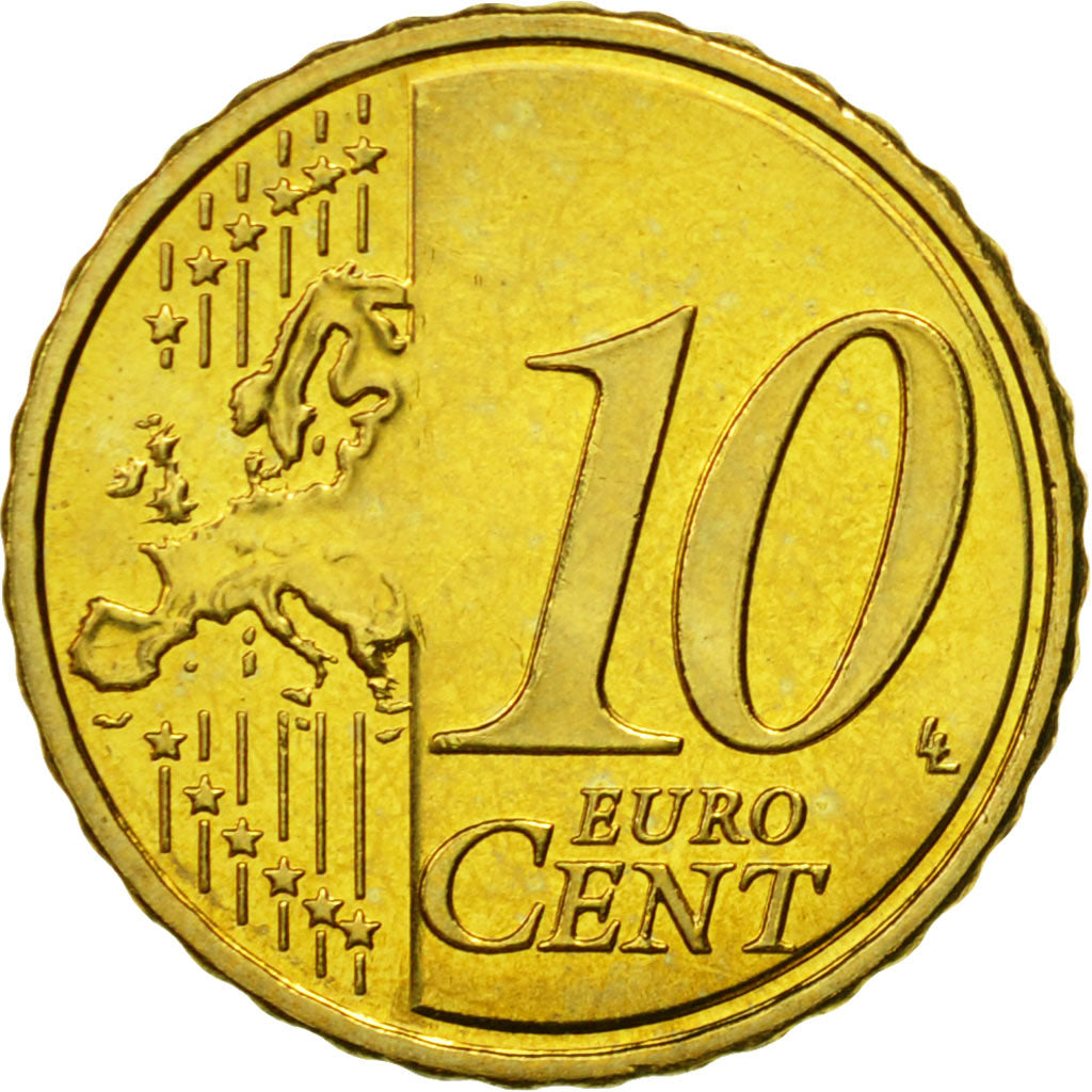 Finland, 10 Euro Cent, 2013, UNC-, Tin, KM:126