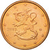 Finland, 5 Euro Cent, 2013, MS(63), Copper Plated Steel, KM:100