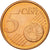 Finlandia, 5 Euro Cent, 2013, SPL, Acciaio placcato rame, KM:100