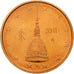 Italien, 2 Euro Cent, 2011, UNZ, Copper Plated Steel, KM:211