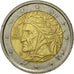 Italia, 2 Euro, 2002, BB, Bi-metallico, KM:217