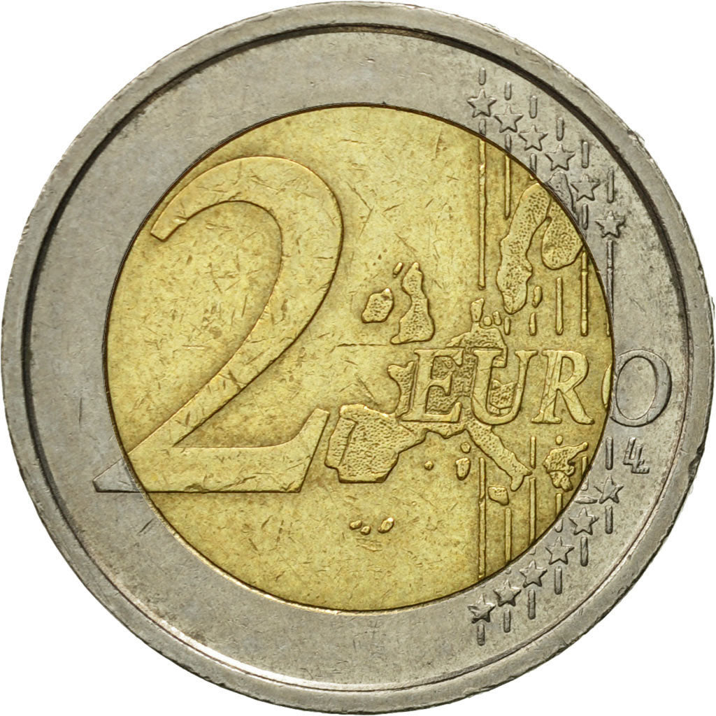 Italia, 2 Euro, 2002, BB, Bi-metallico, KM:217