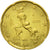 Italy, 20 Euro Cent, 2002, EF(40-45), Brass, KM:214