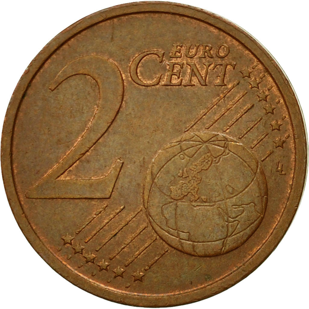 Italy, 2 Euro Cent, 2002, EF(40-45), Copper Plated Steel, KM:211