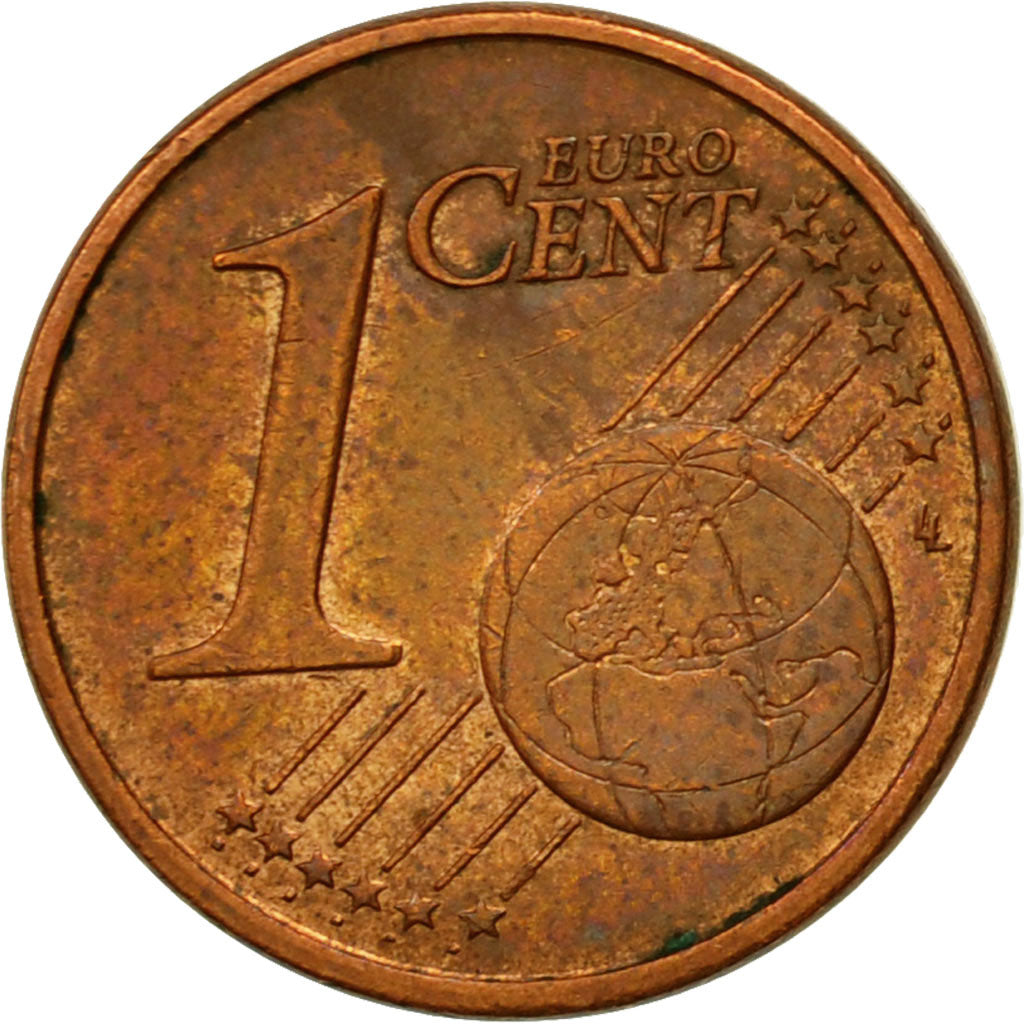 Italy, Euro Cent, 2002, EF(40-45), Copper Plated Steel, KM:210
