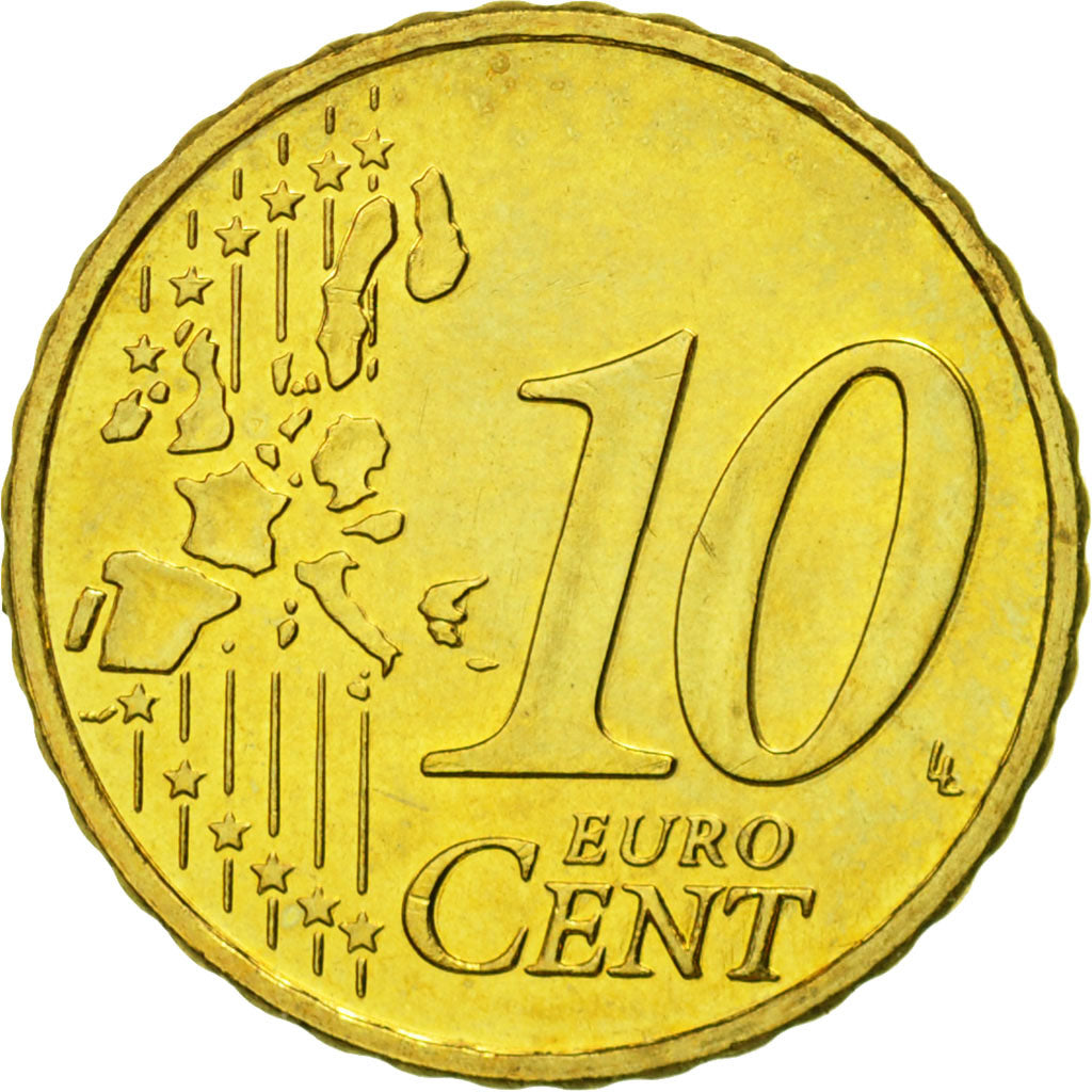 Griekenland, 10 Euro Cent, 2005, UNC-, Tin, KM:184