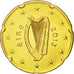 IRELAND REPUBLIC, 20 Euro Cent, 2013, MS(63), Brass, KM:48