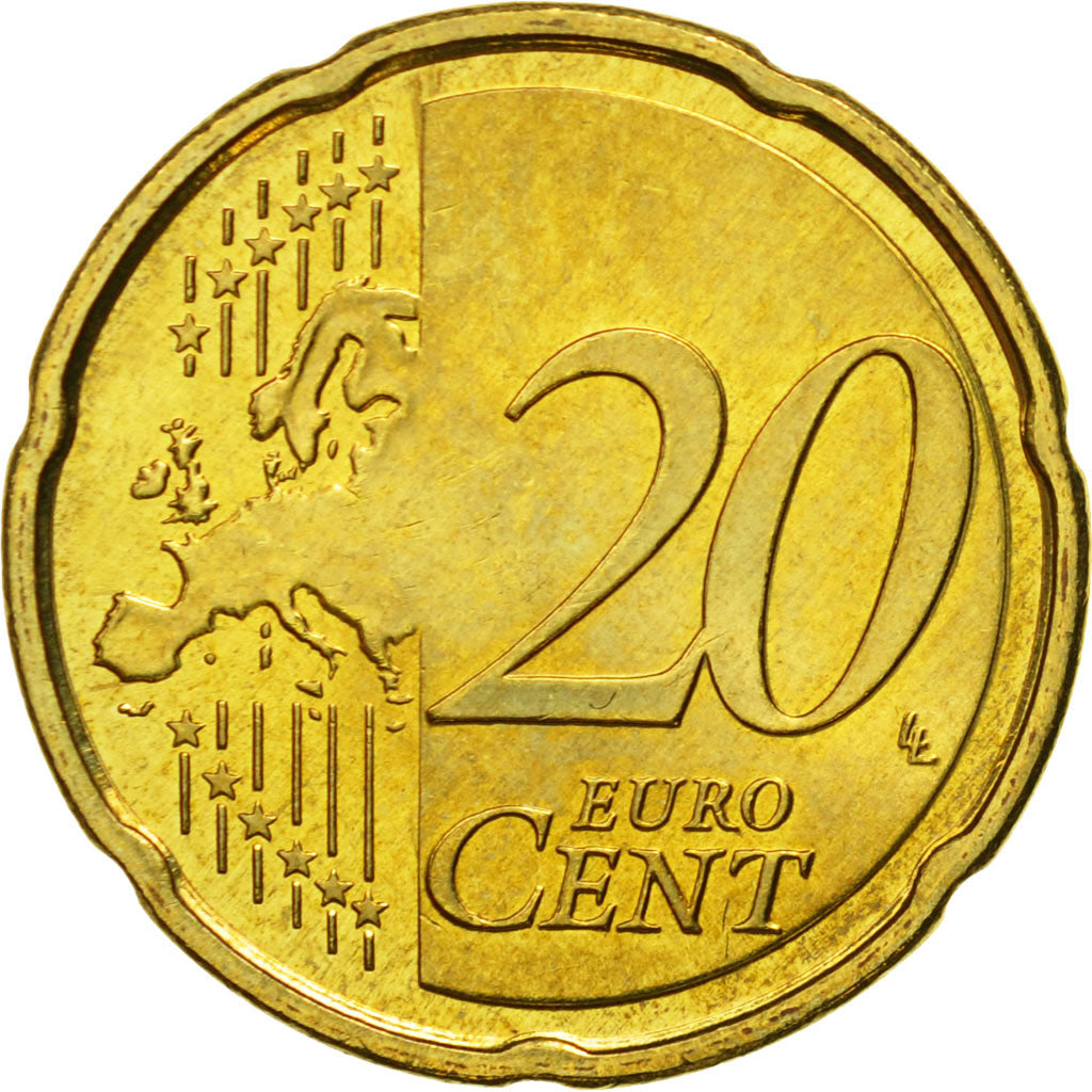 Estonia, 20 Euro Cent, 2011, MS(63), Brass, KM:65