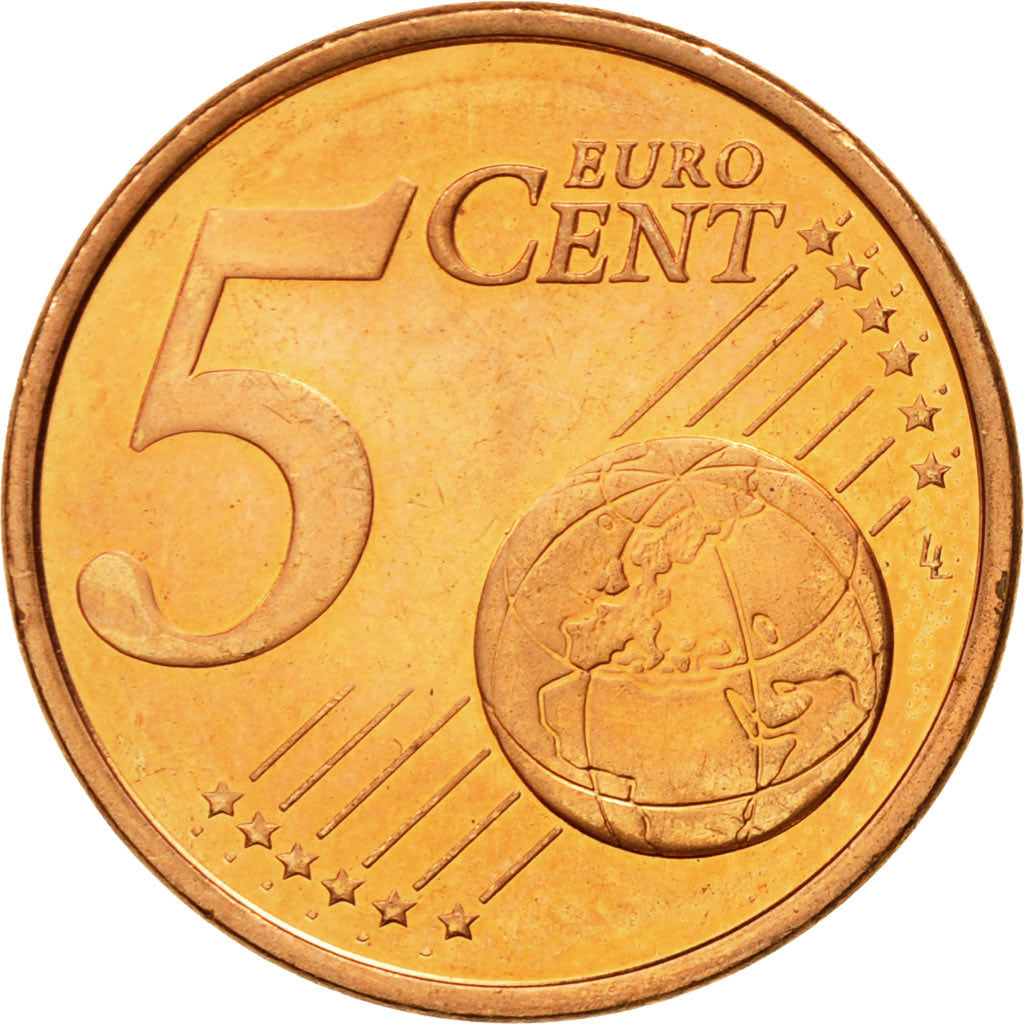 Slovenia, 5 Euro Cent, 2007, MS(63), Copper Plated Steel, KM:70