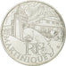 France, 10 Euro, Martinique, 2011, MS(63), Silver, KM:1744