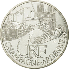 Francia, 10 Euro, Champagne-Ardenne, 2011, SPL, Argento, KM:1733