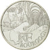 France, 10 Euro, Bourgogne, 2011, SPL, Argent, KM:1731