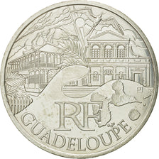 France, 10 Euro, Guadeloupe, 2011, MS(63), Silver, KM:1737