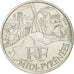 France, 10 Euro, Midi-Pyrénées, 2012, MS(63), Silver, KM:1887