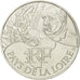 France, 10 Euro, Pays de la Loire, 2012, MS(63), Silver, KM:1881