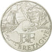 France, 10 Euro, Bretagne, 2012, MS(63), Silver, KM:1866