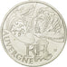 France, 10 Euro, Auvergne, 2012, MS(63), Silver, KM:1864