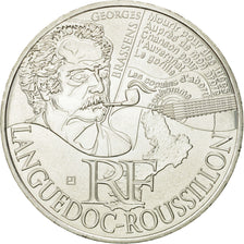 France, 10 Euro, Languedoc-Rousillon, 2012, MS(63), Silver, KM:1877