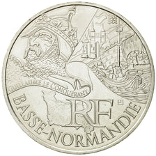 France, 10 Euro, Basse Normandie, 2012, MS(63), Silver, KM:1865
