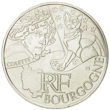 France, 10 Euro, Bourgogne, 2012, MS(63), Silver, KM:1867