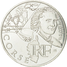 France, 10 Euro, Corse, 2012, MS(63), Silver, KM:1876
