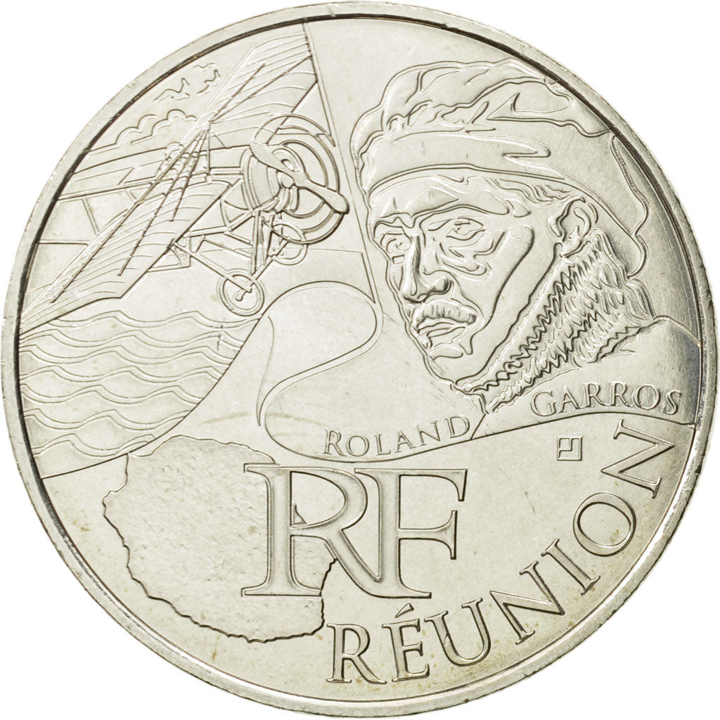 France, 10 Euro, Réunion, 2012, MS(63), Silver, KM:1885