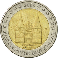 GERMANY - FEDERAL REPUBLIC, 2 Euro, 2006, VF(30-35), Bi-Metallic, KM:253