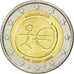 Netherlands, 2 Euro, 10 ans de l'Euro, 2009, MS(63), Bi-Metallic, KM:281